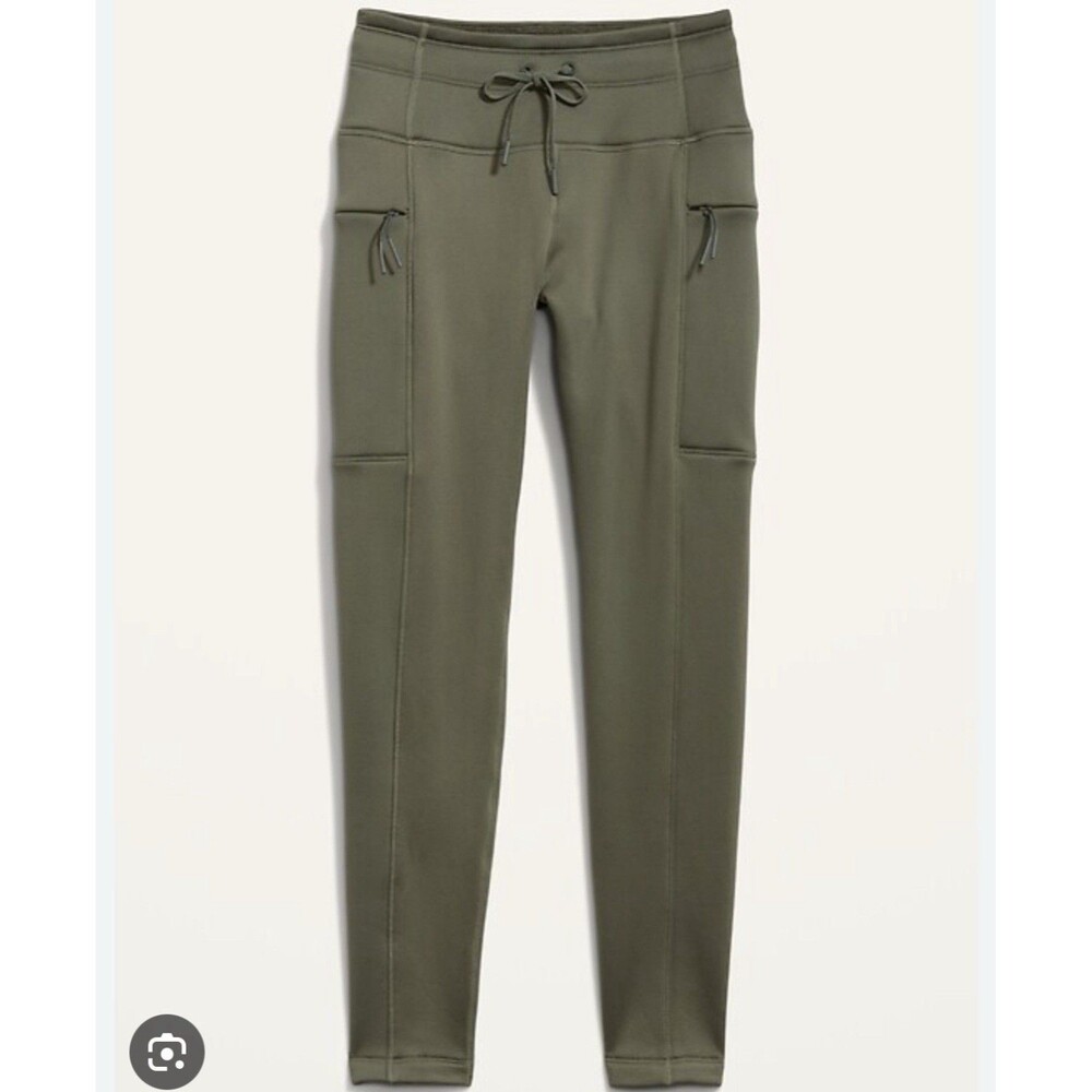 NWT Women’s Old Navy Ultra Coze HiRise Go-Dry Fleece Lined Leggings Size M - Picture 7 of 7